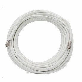 20 meter coaxkabel met schroefconnectoren