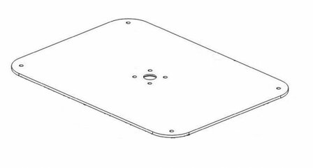 Teleco  spare part Grondplaat T.65/85