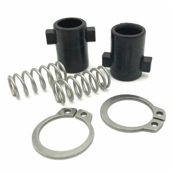 Travel Vision R6/R7 spare part Set 2x insert+veer+borgring