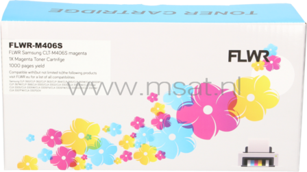 FLWR Samsung CLT-M406S magenta