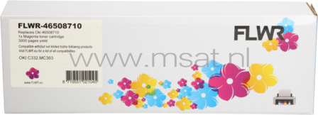 FLWR Oki C332 / MC363 magenta