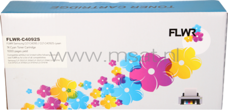 FLWR Samsung CLT-C4092S cyaan