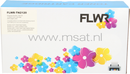 FLWR Brother TN-2120 zwart
