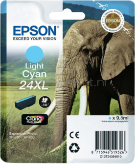 Epson 24XL licht cyaan