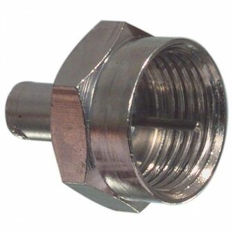 F-Connector 75 Ohm afsluitweerstand