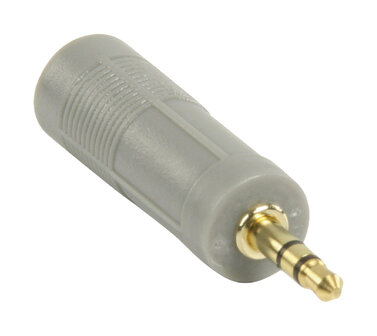 Stereo-Audio-Adapter 3.5 mm Male - 6.35 mm Female