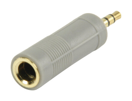 Stereo-Audio-Adapter 3.5 mm Male - 6.35 mm Female