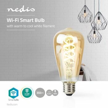 Wi-Fi Warm tot Koel Wit LED Filamentlamp