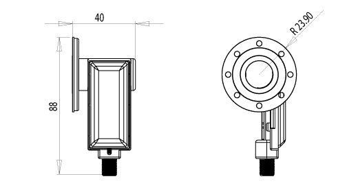 Inverto IDLP-SINF02-OOPRO-OPP Single Flens LNB