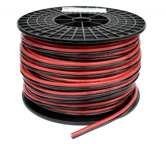 Twinflex 2x4 mm² PVC kabel per meter