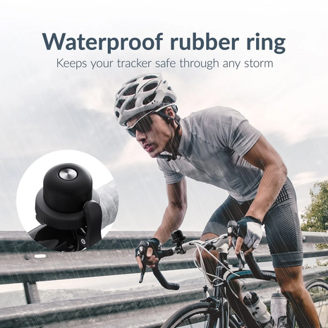 fietsbel met tracker