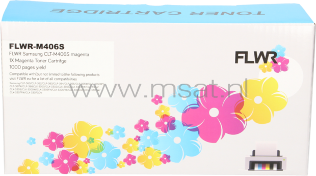 FLWR Samsung CLT-M406S magenta