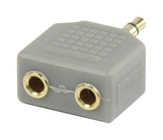 Stereo-Audio-Adapter 3.5 mm Male - 2x 3.5 mm Female