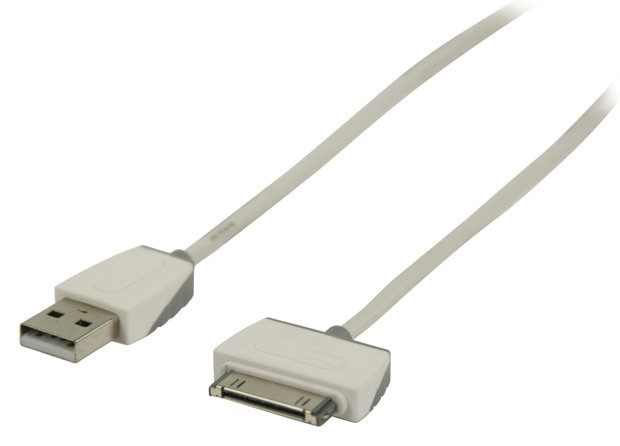 Data en Oplaadkabel Apple Dock 30-Pins - USB A Male 1.00 m