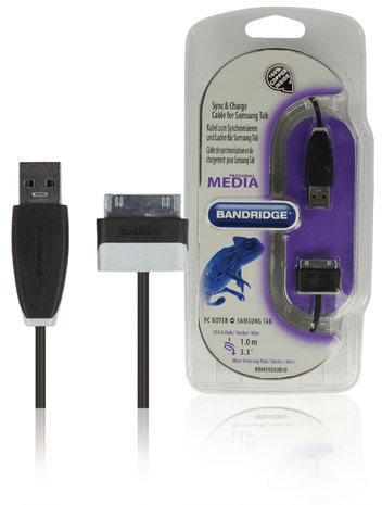 Data en Oplaadkabel Samsung 30-Pins Male - USB A Male 1.00 m