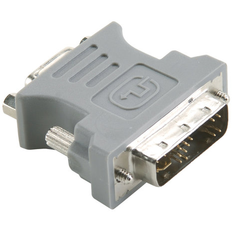 DVI-Adapter DVI-A 12+5-Pins Male - VGA Female 15-Pins 