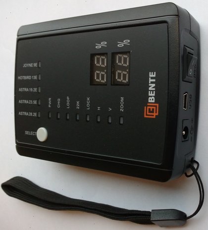 Bente sat Finder met kabel