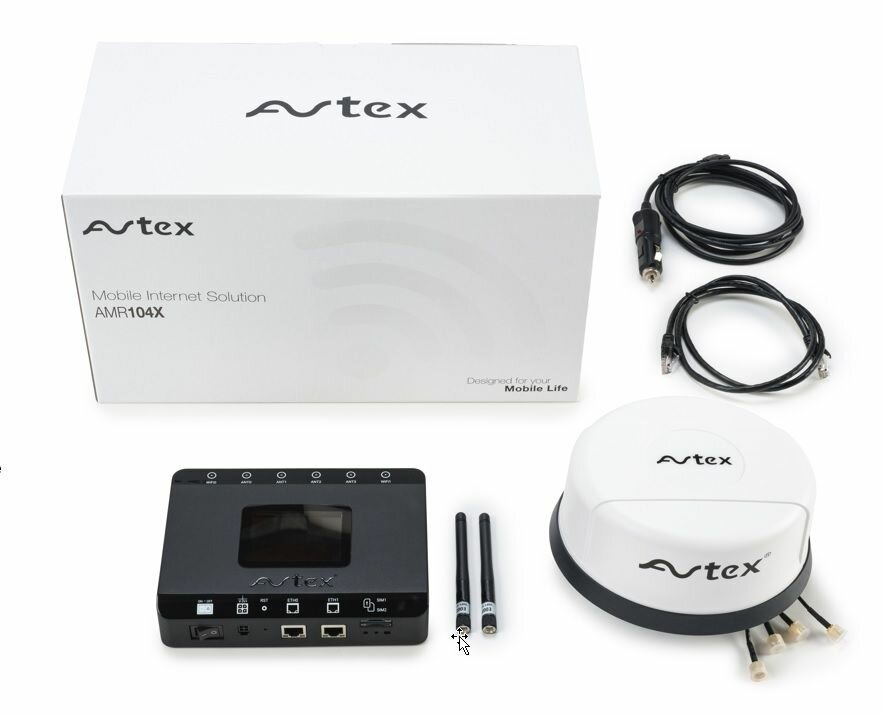 Avtex AMR104X router: stabiel en snel internet voor onderweg