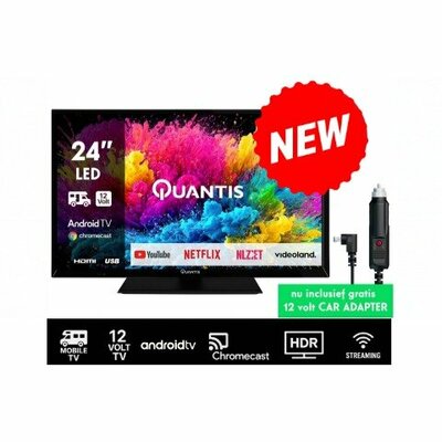 De Perfecte 12V TV voor Camper en Boot: Quantis 24HL250A