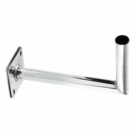 Muurbeugel L-Buis 45cm volbad verzinkt 