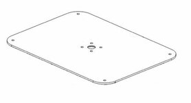 Teleco  spare part Grondplaat T.65/85