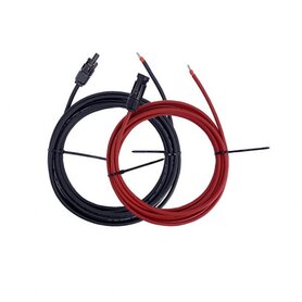 kabelset 4mm2 + MC-4 connectoren 1mtr.