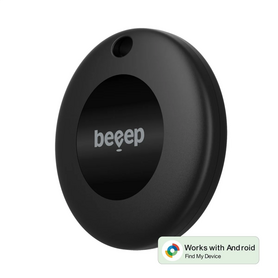 BEEEP BETAG ANDROID TRACKER BLACK & KEYCHAIN  - 1 PACK