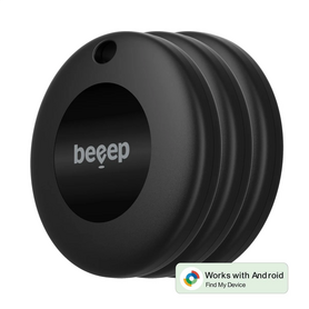 BEEEP BETAG ANDROID TRACKER BLACK & KEYCHAIN - 3 PACK
