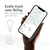 BEEEP BETAG FIND MY TRACKER WHITE & KEYCHAIN - 3 PACK